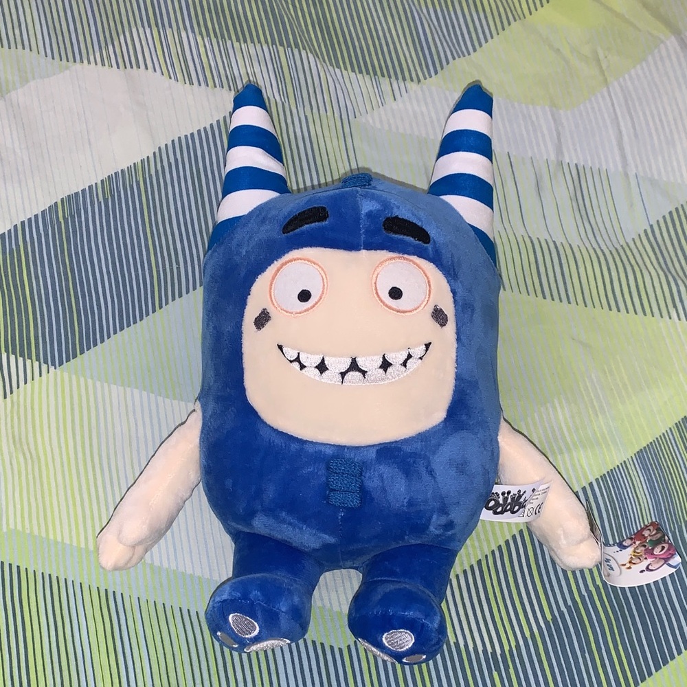 Blue Monster Plush Toy